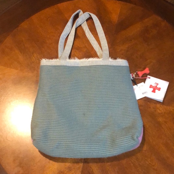 Fuzzynation Shih Tzu Large Tote Bag and Wristlet NWT - Picture 4 of 11